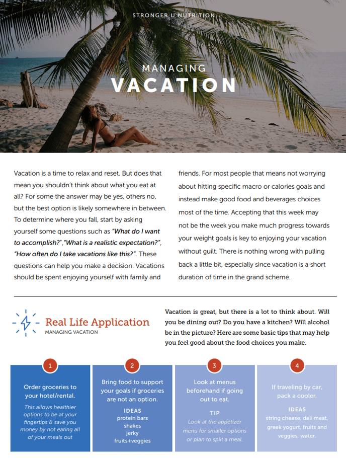 managing vacation snip